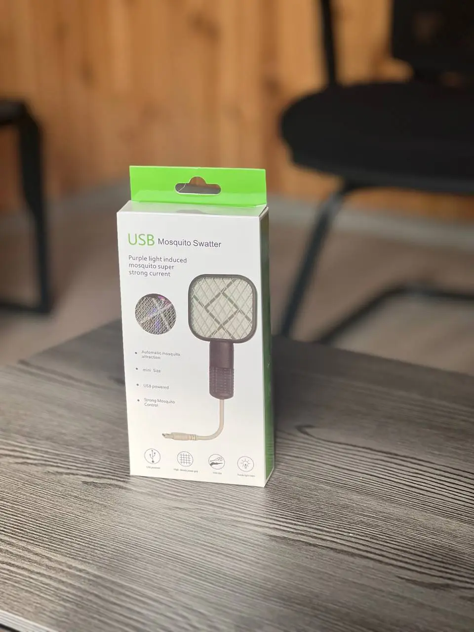 Міні мухобойка USB-пастка комах для боротьби зі шкідниками, УФ-світло - Зображення 3