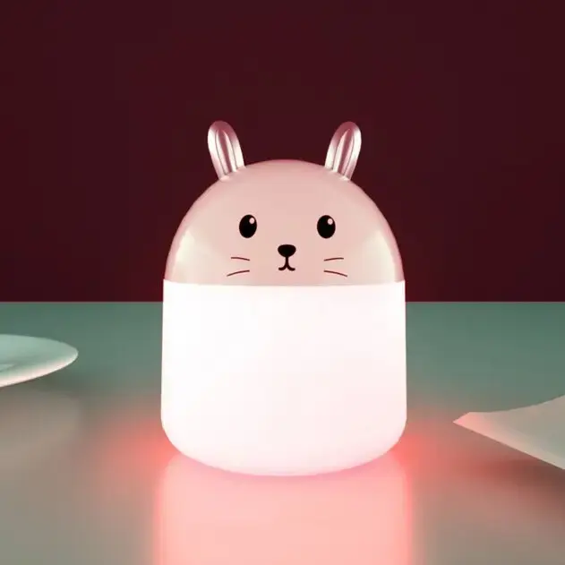 Міні-зволожувач повітря Air Purifier нічник 2 в 1 котик - Зображення 2