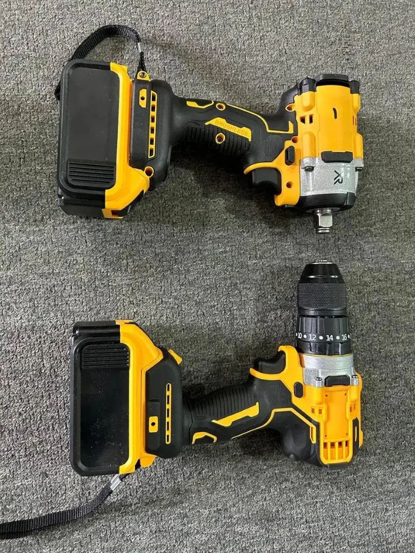 Набір 2 в 1 гайковерт і шуруповерт безщітковий 2 АКБ в кейсі 48Вт - Зображення 3