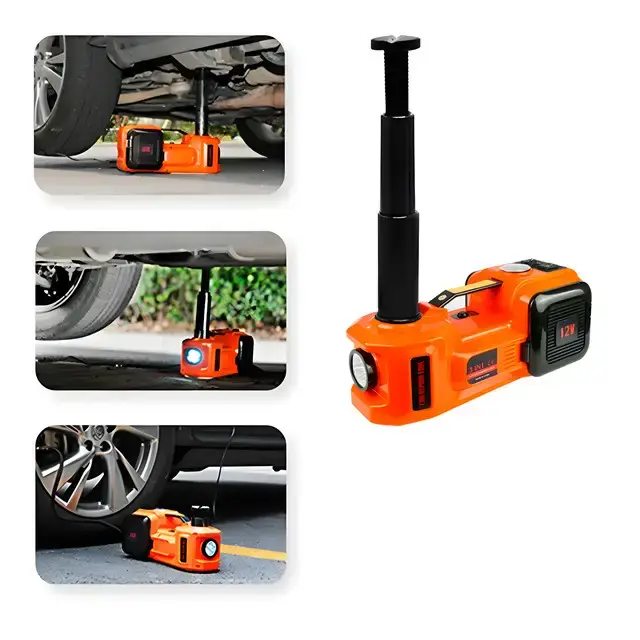 Набір електродомкрат+компресор+ліхтар до 5 тонн потужність 180w ZSY03-X 12V - Зображення 4