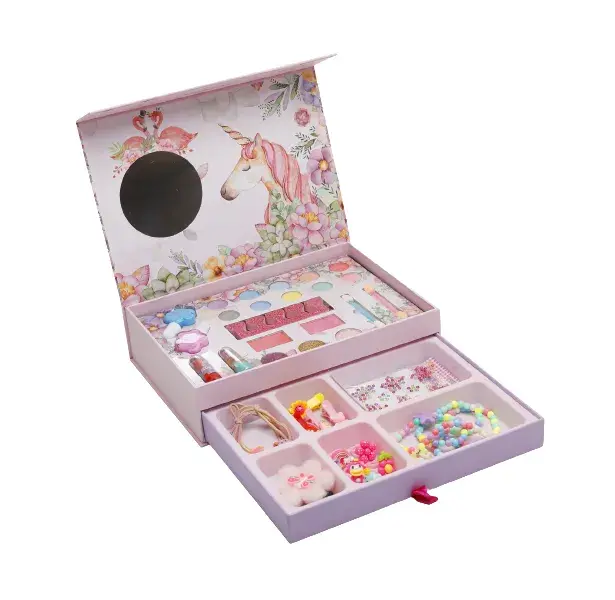 Набір дитячої косметики в валізі/скриньці для дівчаток - 2 в 1 - Зображення 3