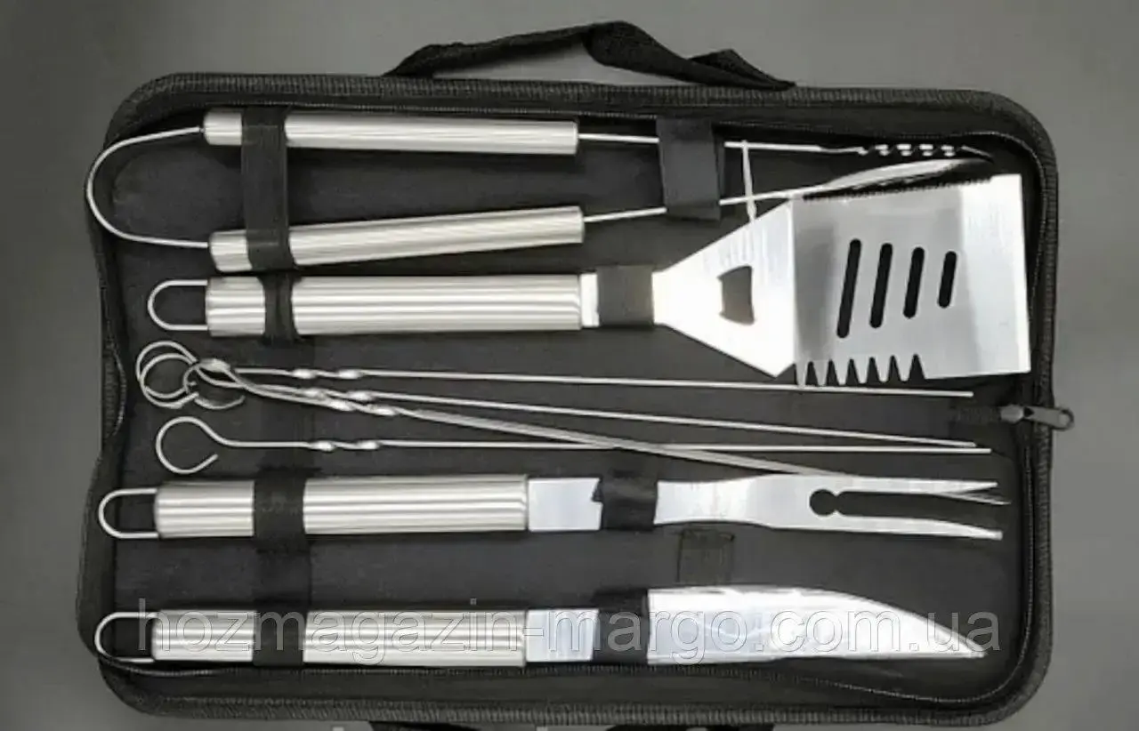 Набір для барбекю та гриль. 8 предметів. Для мангалу та тандира - Зображення 7