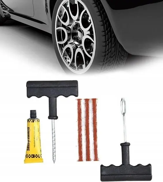 Набір для ремонту проколів безкамерних шин Tekin Tubeless Tire Repair Kit - Зображення 4