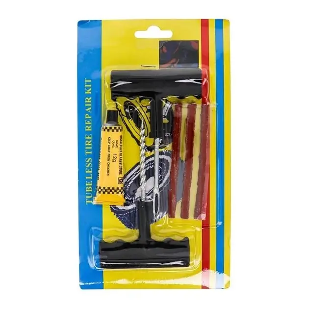 Набір для ремонту проколів безкамерних шин Tekin Tubeless Tire Repair Kit - Зображення 2
