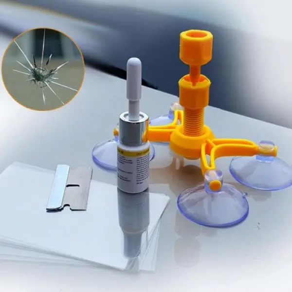 Набір для ремонту вітрового (лобового) скла клей Versachem Windshield Repair - Зображення 5