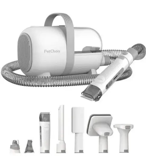 Набір для догляду та грумінгу з пилососом PetChois GV1 - Зображення 2