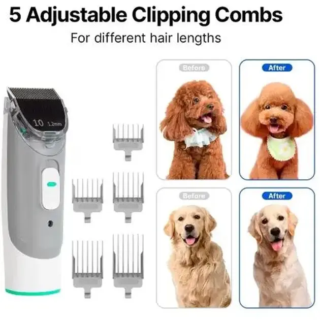 Набір для догляду та грумінгу з пилососом PetChois GV1 - Зображення 5