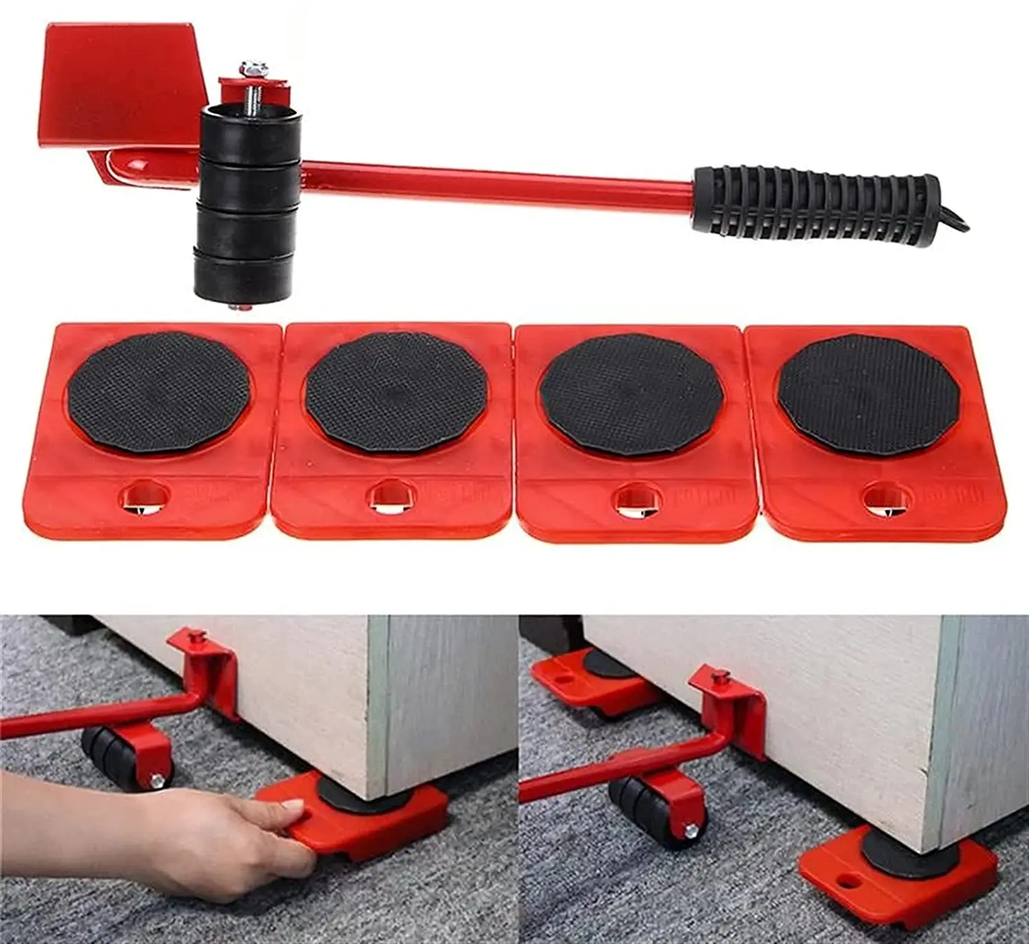 Набір для переміщення меблів та важких предметів MOVING HELPERS 5 предметів - Зображення 2