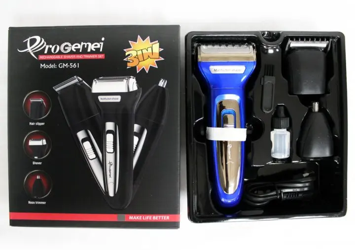 Набір для стрижки 3в1 Gemei GM 595 Hair Trimmer - Зображення 4