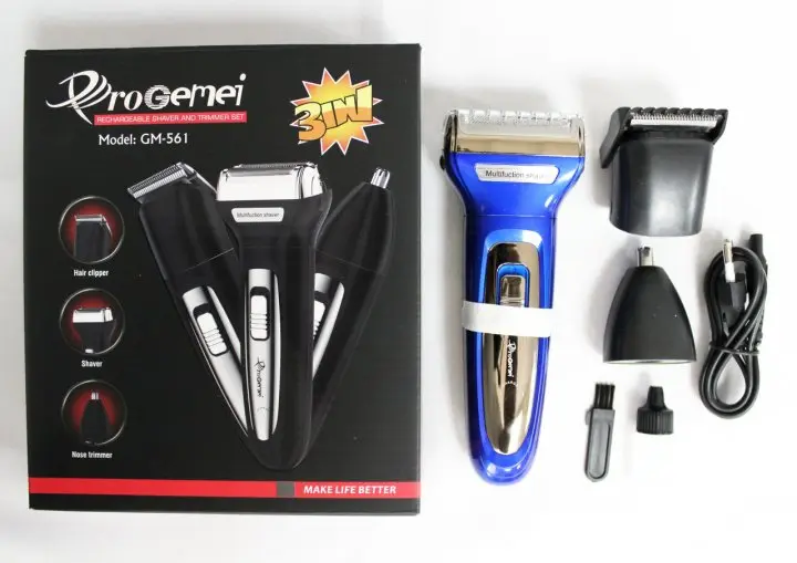 Набір для стрижки 3в1 Gemei GM 595 Hair Trimmer - Зображення 3