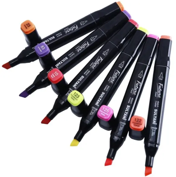 36 шт Набір двосторонніх скетч-маркерів для малюванняTouch на спиртовій основі - Зображення 7