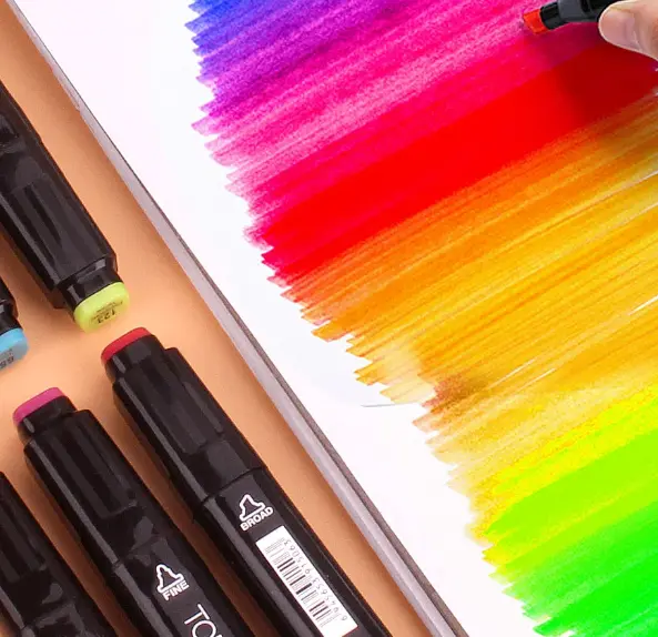 36 шт Набір двосторонніх скетч-маркерів для малюванняTouch на спиртовій основі - Зображення 10