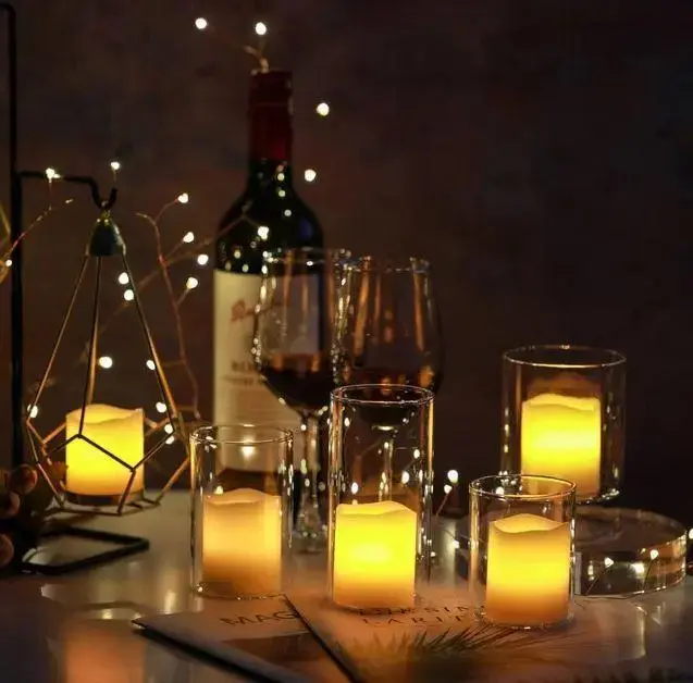 Набір електронних світлодіодних свічок на батарейках, 24 шт - Зображення 3