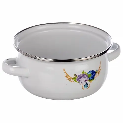 Набір емальованих каструль A-plus 2056 (6 предметів) - Зображення 4