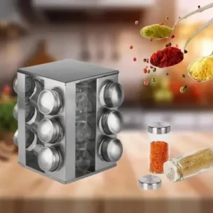 Набір ємностей для спецій на основі UNIQUE 12 в 1 Квадрат Органайзер для приправ