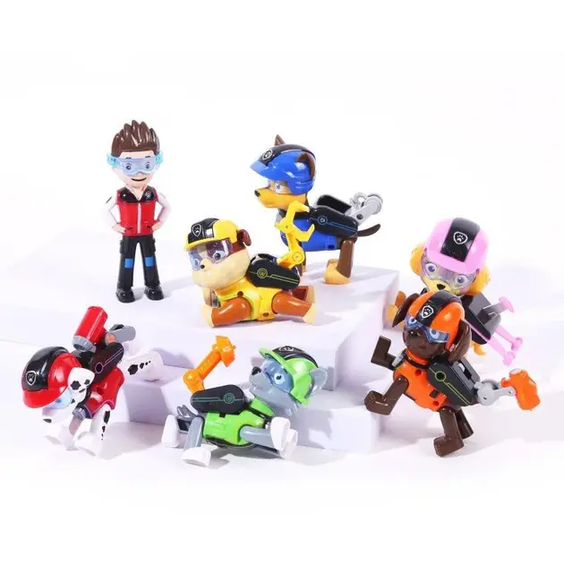 Набір фігурок з мультфільму Щенячий патруль 6050A 7 персонажів - Зображення 8