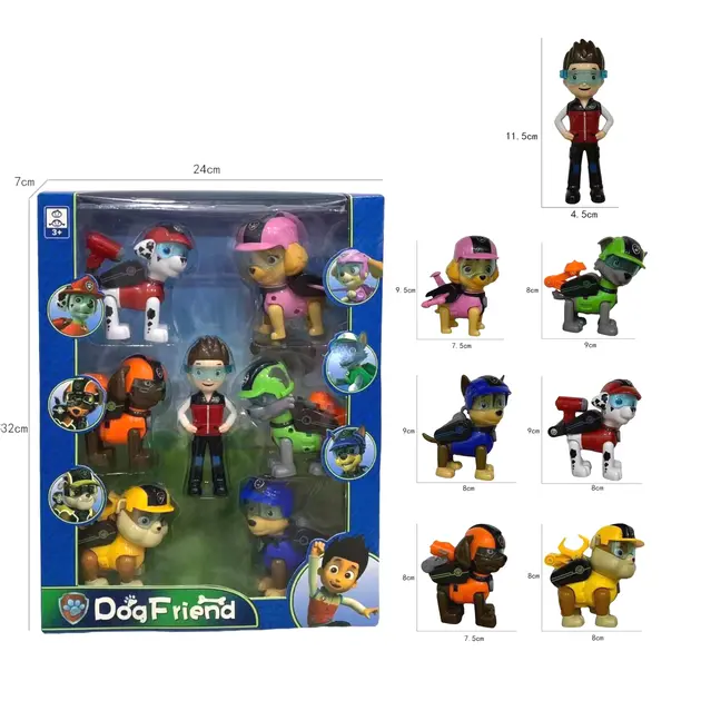 Набір фігурок з мультфільму Щенячий патруль 6050A 7 персонажів - Зображення 9