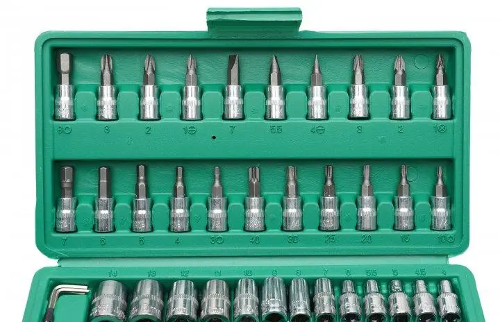 Набір інструментів у валізці Piece Tool Set (46 предметів) - Зображення 4