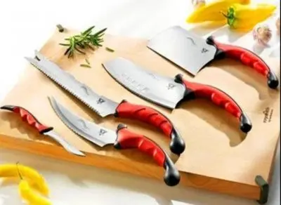 Набір кухонних ножів Contour Pro (Контур Про) 10 предметів - Зображення 6