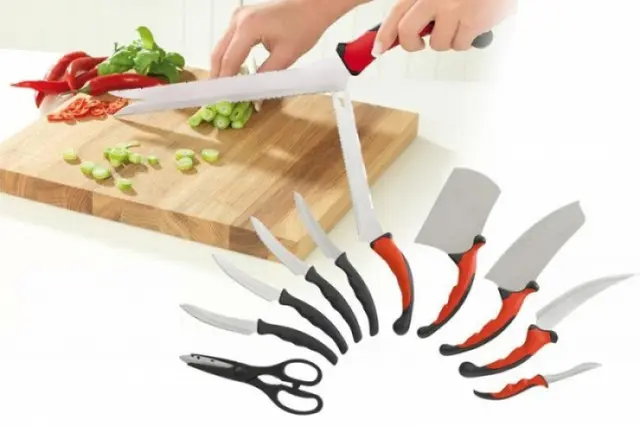 Набір кухонних ножів Contour Pro (Контур Про) 10 предметів - Зображення 2