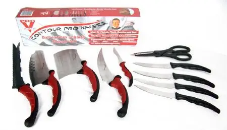 Набір кухонних ножів Contour Pro (Контур Про) 10 предметів - Зображення 5