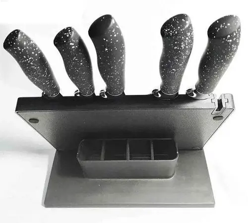 Набір кухонних ножів UNIQUE UN-1841 із магнітною підставкою - Зображення 4