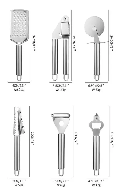 Набір кухонного приладдя 20 предметів з потрійною підставкою - Зображення 5