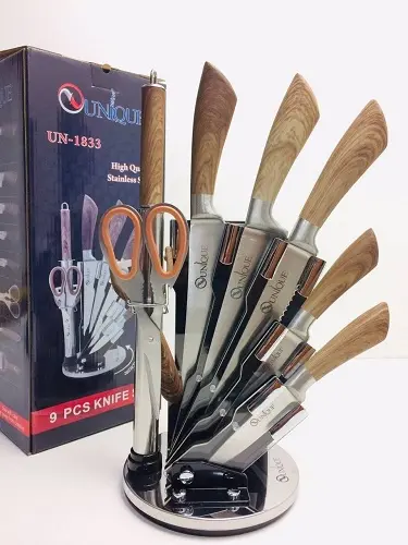 Набір ножів UNIQUE UN-1833 ножі на підставці - Зображення 4