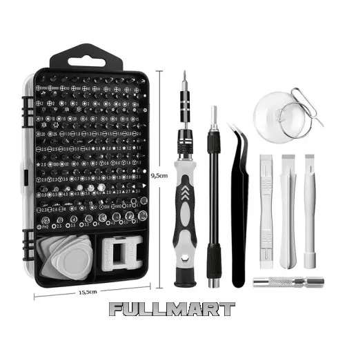 Набір викруток UKC 115 в 1 для ремонту електроніки в боксі - Зображення 2