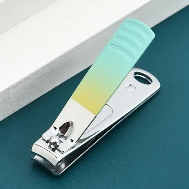 Набір професійний для манікюру/педикюру на 10 предметів м'ятно-жовтий - Зображення 5