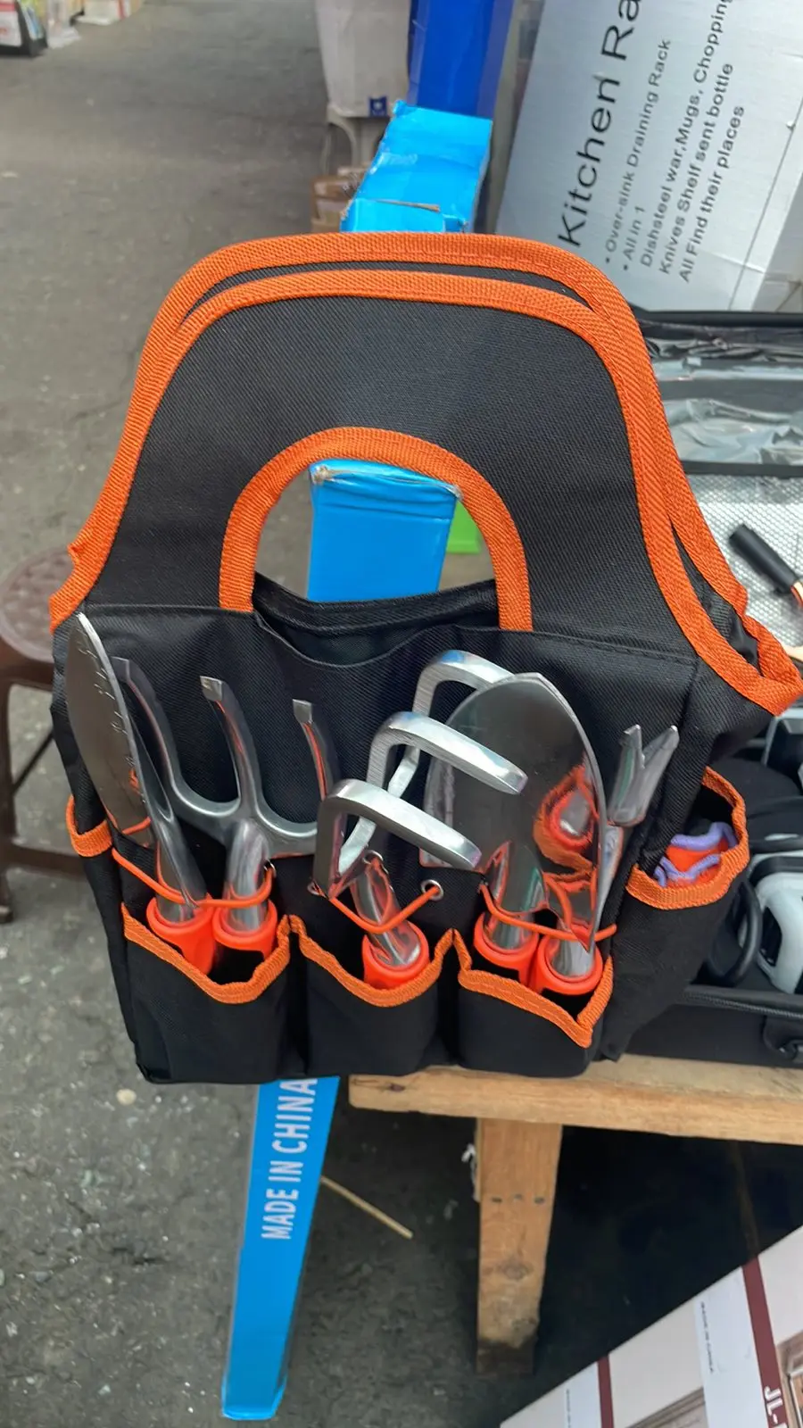 Набір садових інструментів 12 в 1 з секатором, сумкою та рукавичками - Зображення 2