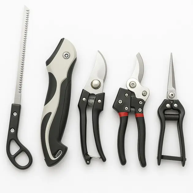 Набір садових інструментів Garden Set SK-5 – секатори, ніж для щеплення, набір для щеплення, інструменти для обрізання дерев і кущів - Зображення 3