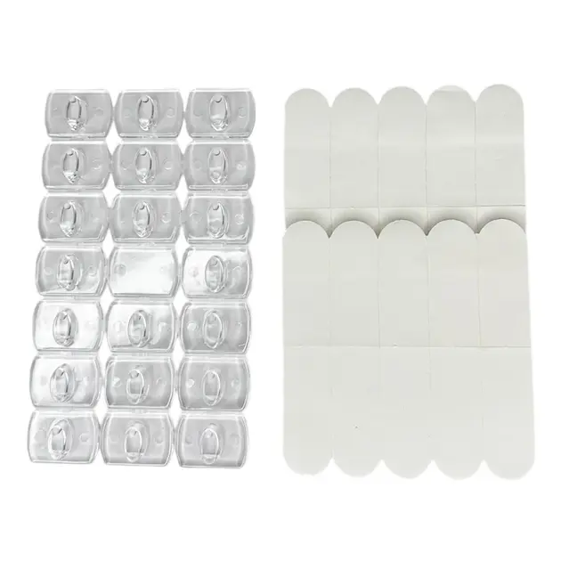 Набір гачків, що самоклеяться 1,3х1,8 см для гірлянд і декору, не залишають слідів (20шт) - Зображення 3