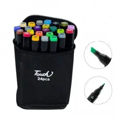 36 шт Набір двосторонніх скетч-маркерів для малюванняTouch на спиртовій основі - Зображення 9