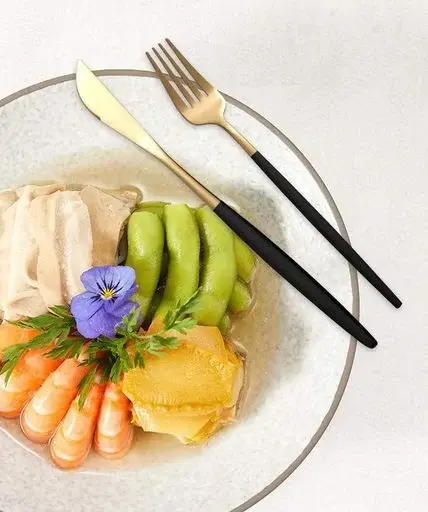 Набір столових приладів Kitchen Ware 24 шт. з нержавіючої сталі на 6 персон - Зображення 5