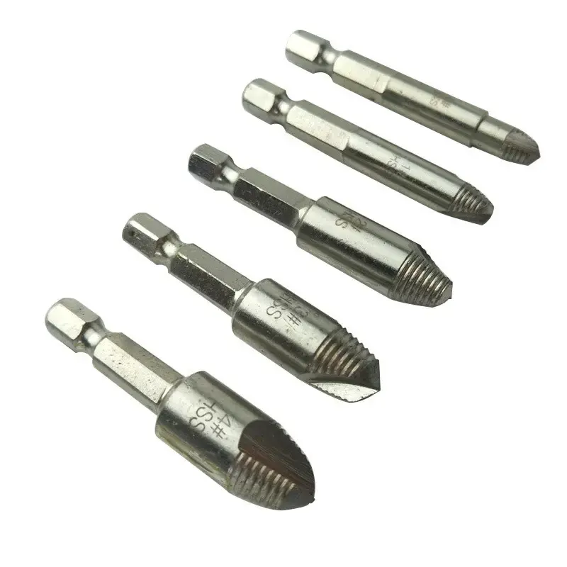 Набір свердла екстракторів для вилучення пошкоджених гвинтів 4 шт - Зображення 3