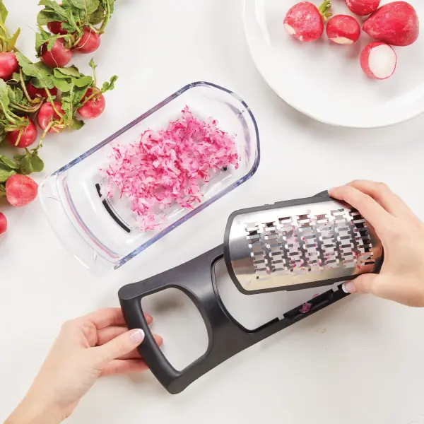 Набір Терок Soft Touch Container Grater Set Терки 4в1 - Зображення 6