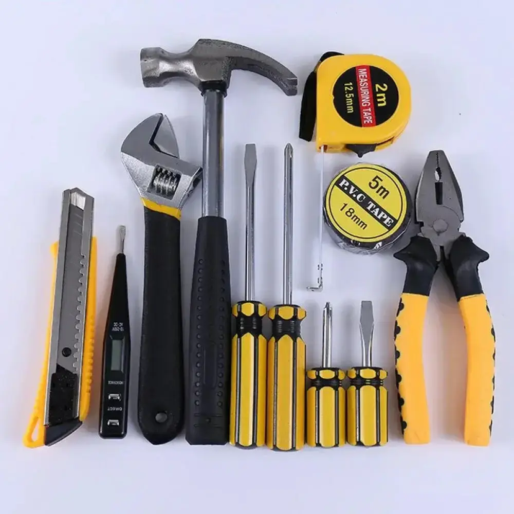 Набір інструментів універсальний у валізі 12 предметів у пластиковому кейсі - Зображення 3