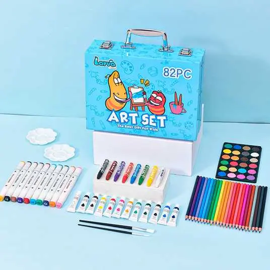 Набір юного художника для малювання та творчості Art Set на 82 предмети - Зображення 5