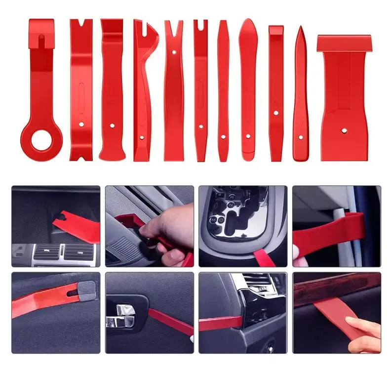 Набір із 19 інструментів для зняття обшивки та розбирання салону EL-198504 - Зображення 2