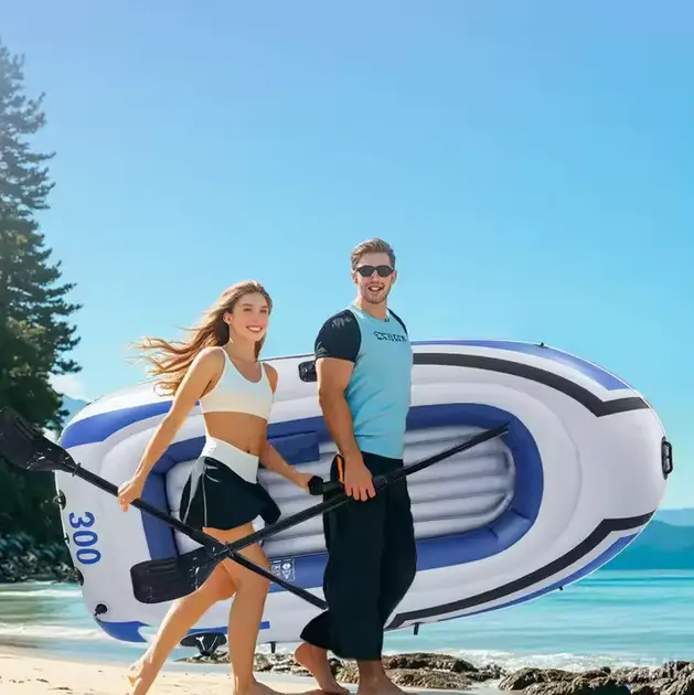 Надувний трьохмісний човен JR-2300 225х133х41 см - Зображення 3