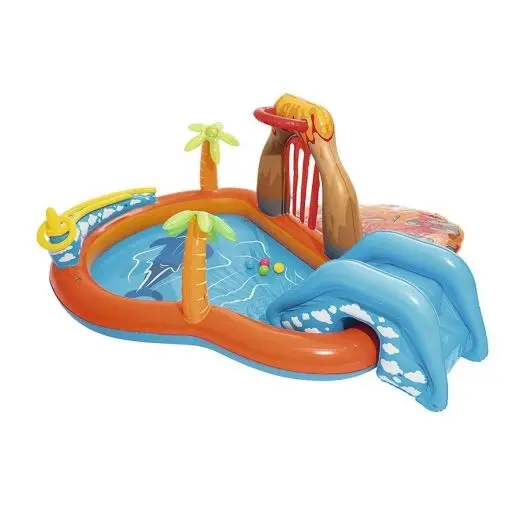 Надувний ігровий центр Bestway 53069 Лагуна з гіркою та кульками - Зображення 6