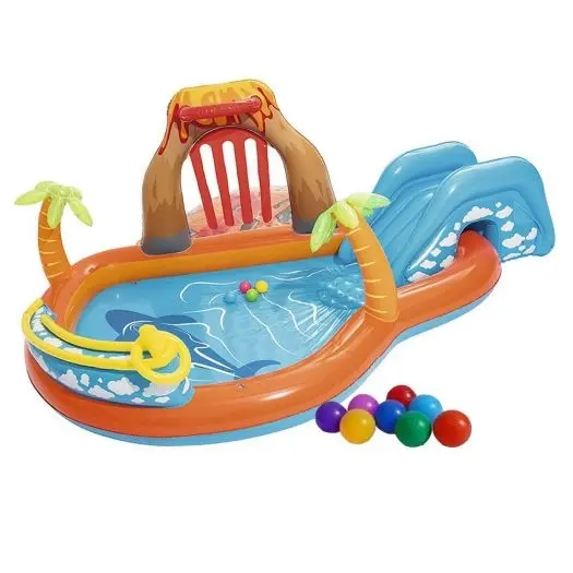 Надувний ігровий центр Bestway 53069 Лагуна з гіркою та кульками - Зображення 7