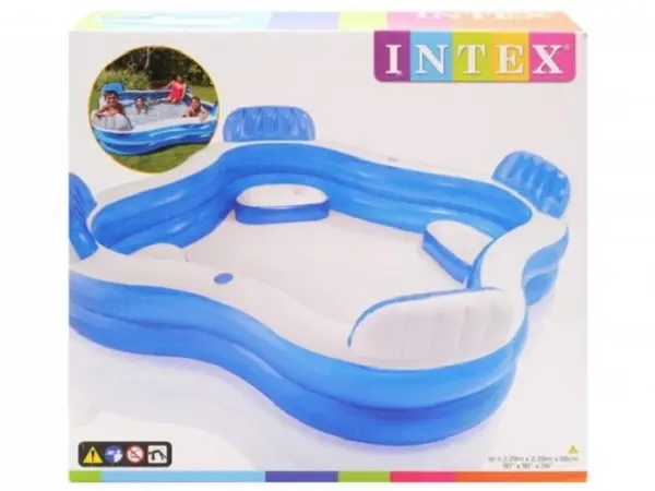Надувний басейн Intex 56475 (229х229х66 см) - Зображення 4