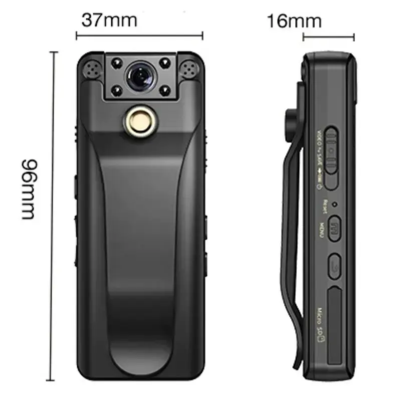 Нагрудна камера з бадьорою камерою з Full-HD дисплеєм 4G S15 - Зображення 3