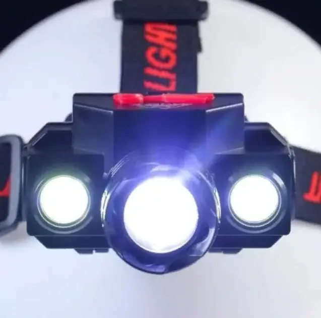 Налобний ліхтар BL 1805 COB XPE 18650 USB Charge Акумуляторний - Зображення 5