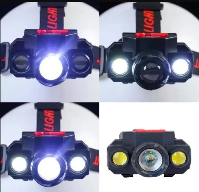 Налобний ліхтар BL 1805 COB XPE 18650 USB Charge Акумуляторний - Зображення 4