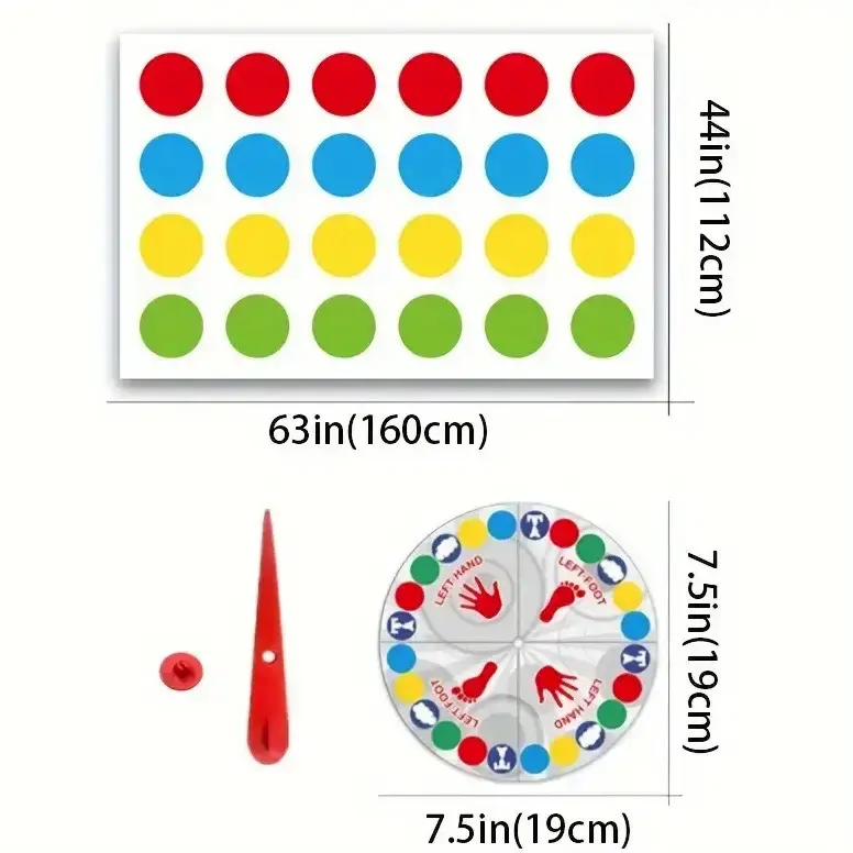 Підлогова "Твістер" гра Dance Pad Toy Party Game - Зображення 2