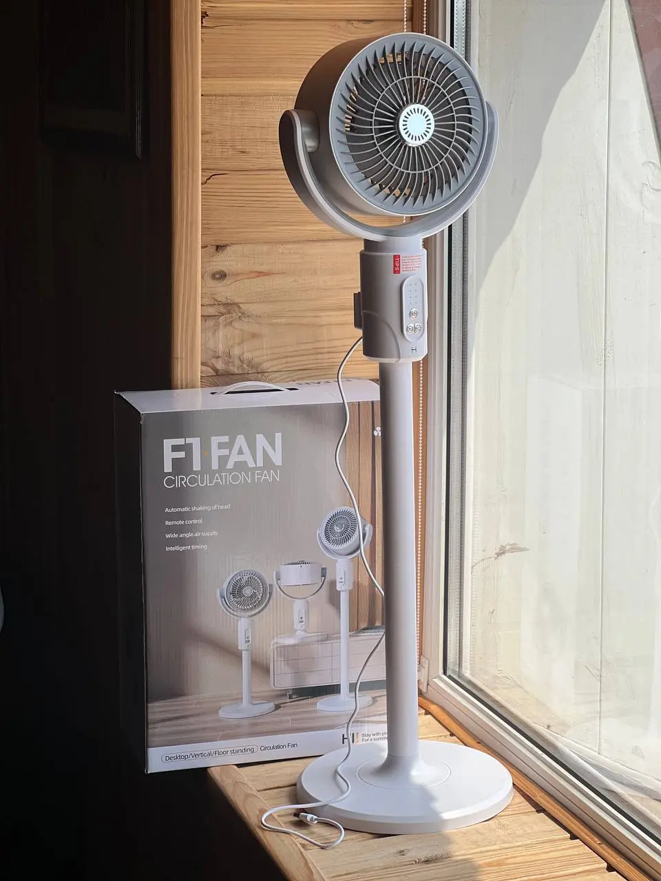 Підлоговий вентилятор LY-960 з 5 режимами, таймером та регулюванням висоти Midsummer - Зображення 7