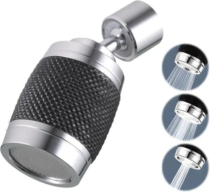 Насадка-аэратор для кухонного смесителя и переходник на шланг вращение на 360° Faucet universal pipe - Зображення 3